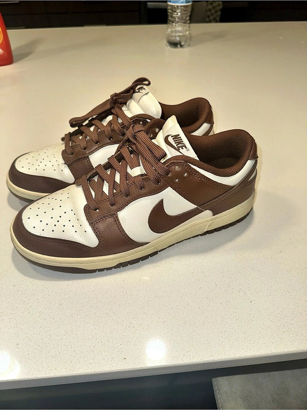 Nike Dunk Low Sneakers Brown & White US 9